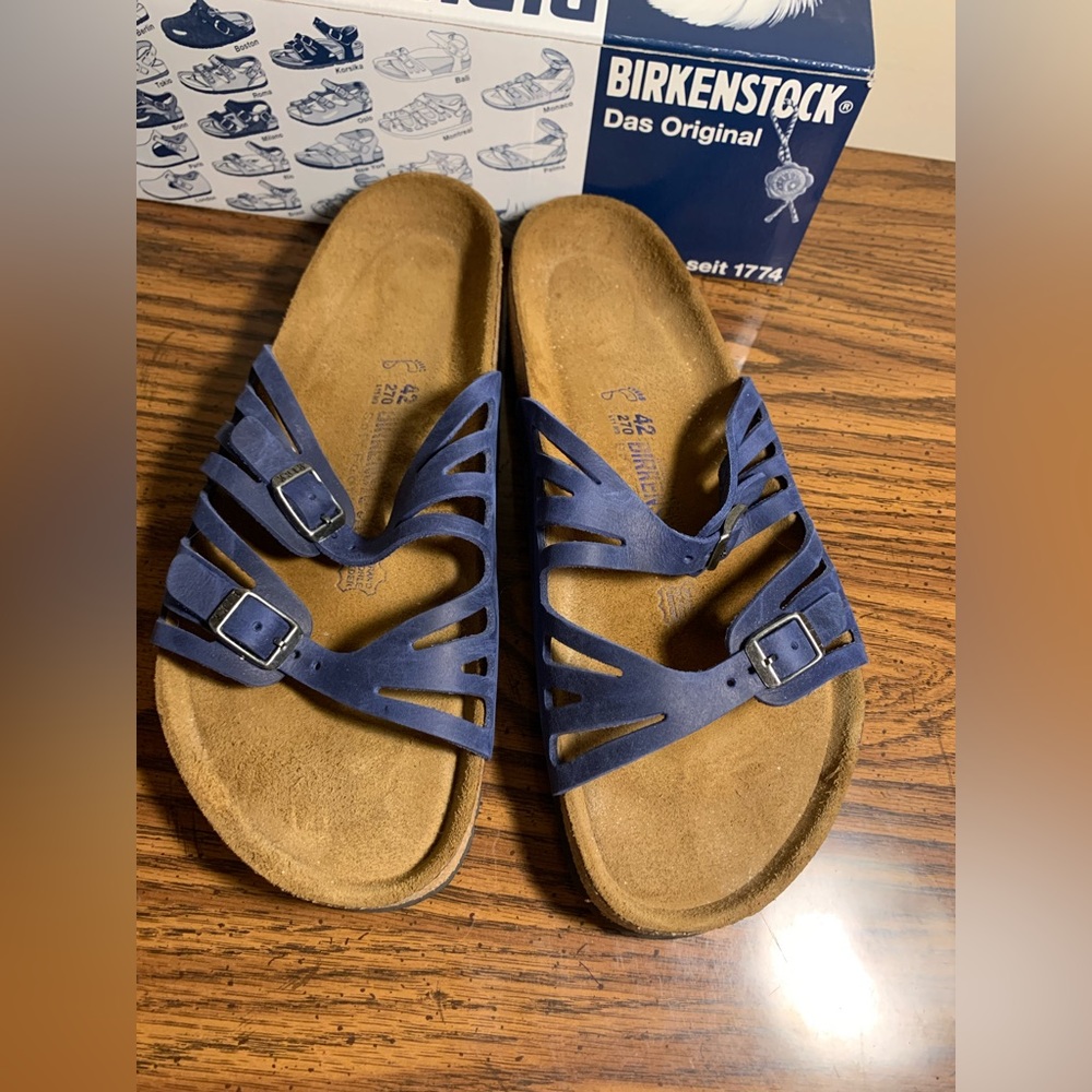Blue “Granada” women’s Birkenstocks
